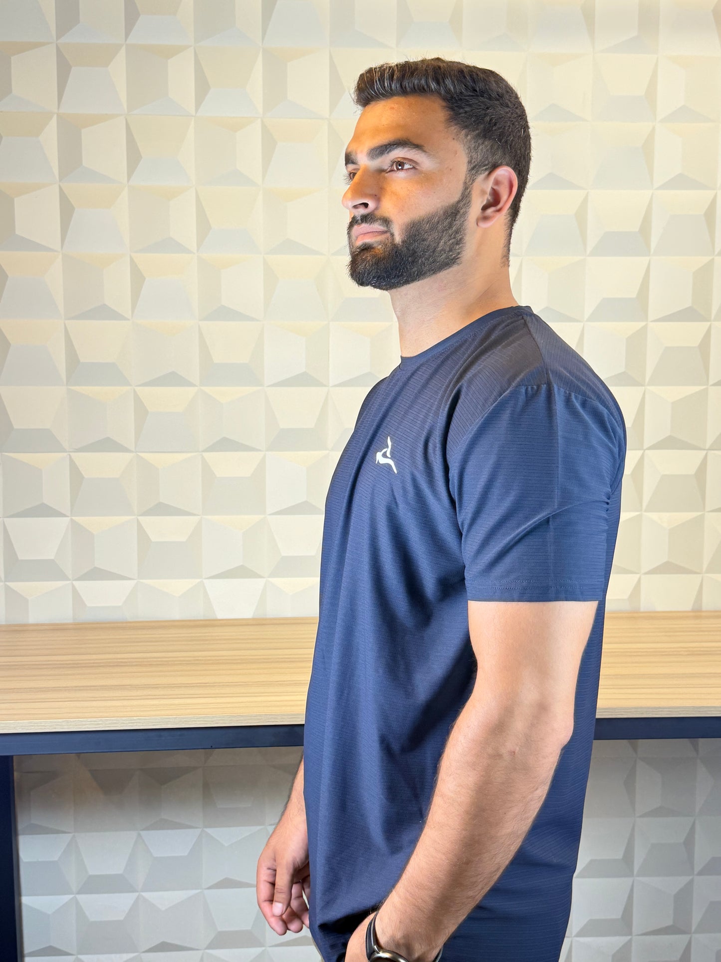 Auh Elite Dryfit imported Tee - Blue