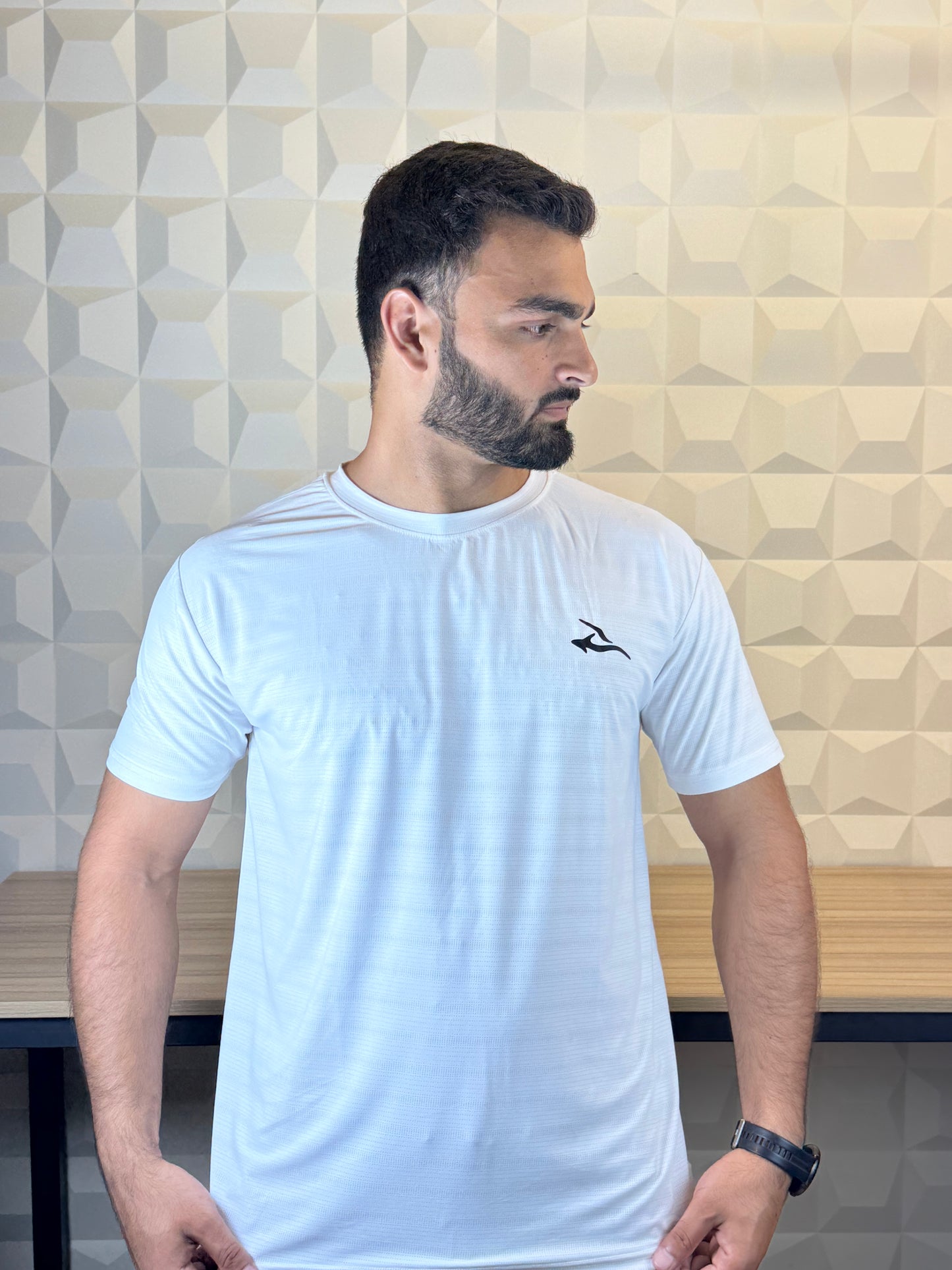 Auh Elite Dryfit imported Tee - White