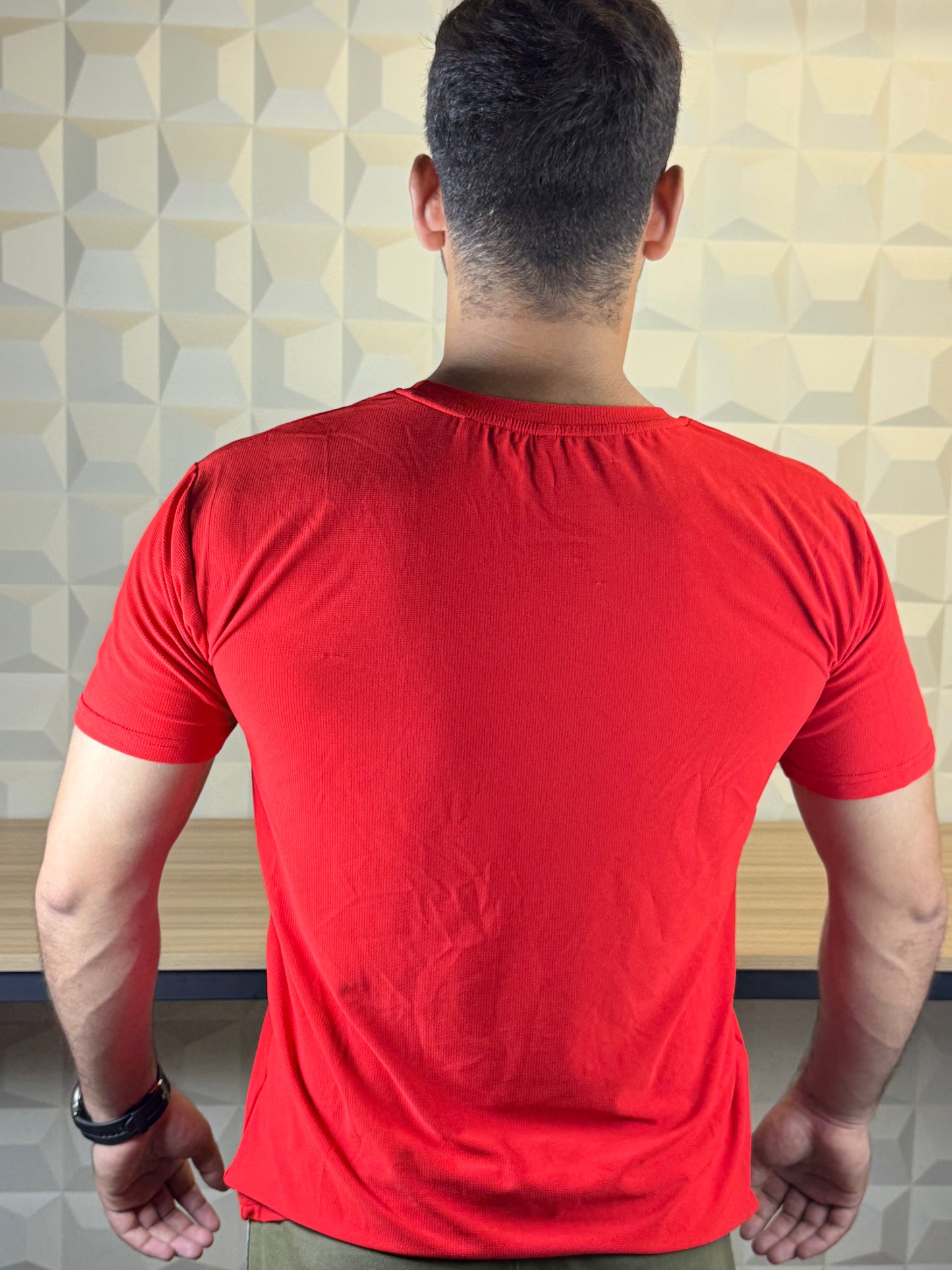Auh Elite Dryfit imported Tee - Red