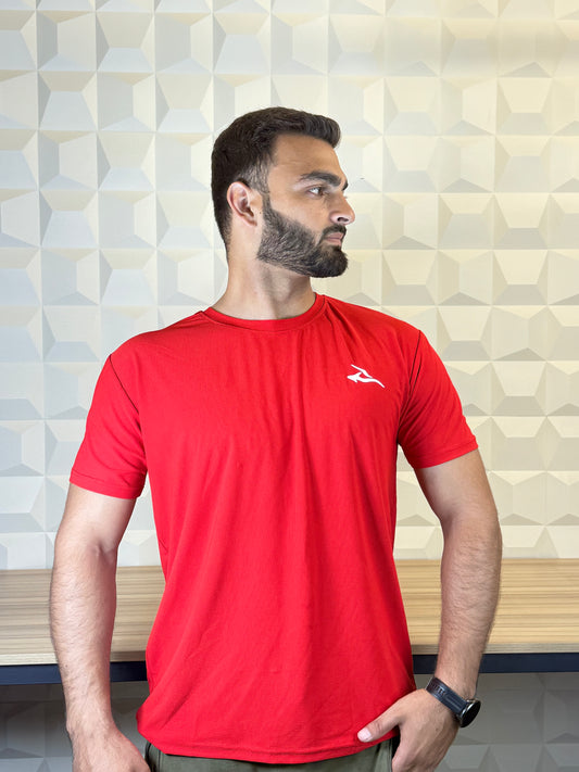 Auh Elite Dryfit imported Tee - Red