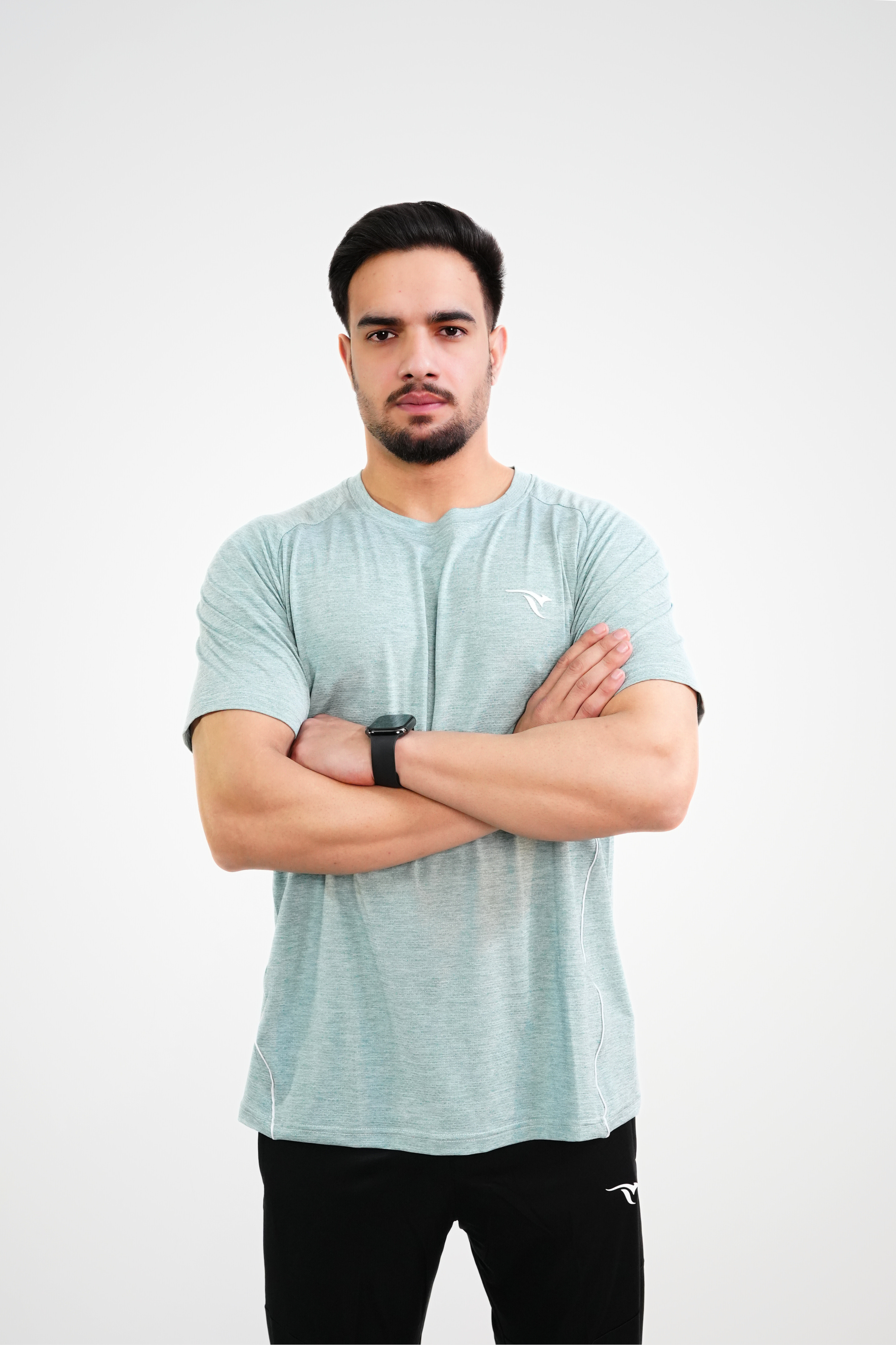 AUH Aero-Lite Performance Crew-Sage Green