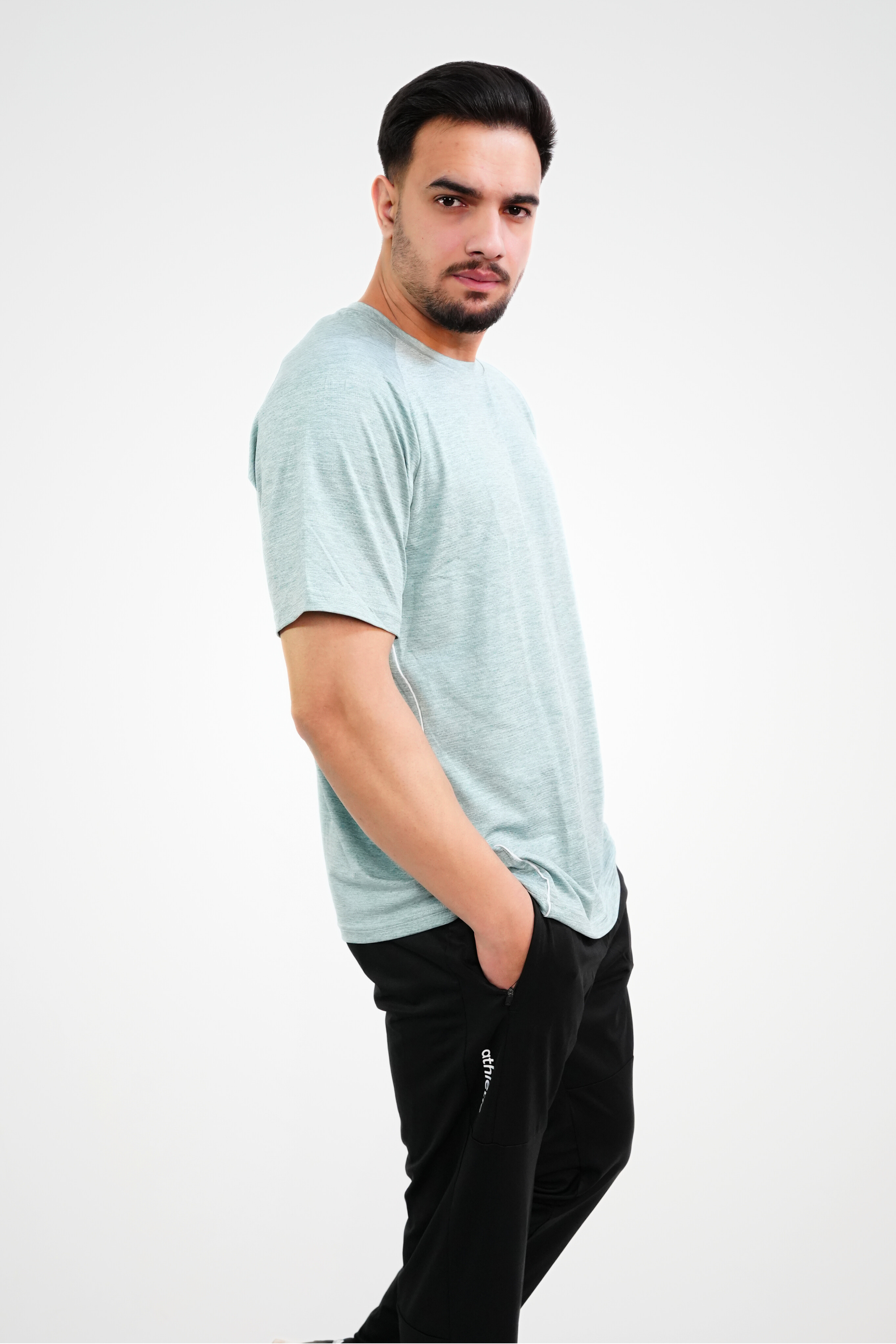 AUH Aero-Lite Performance Crew-Sage Green