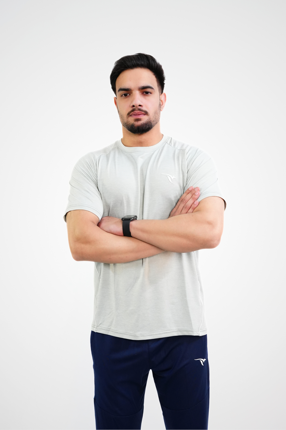 AUH Aero-Lite Performance Crew- Mist Grey