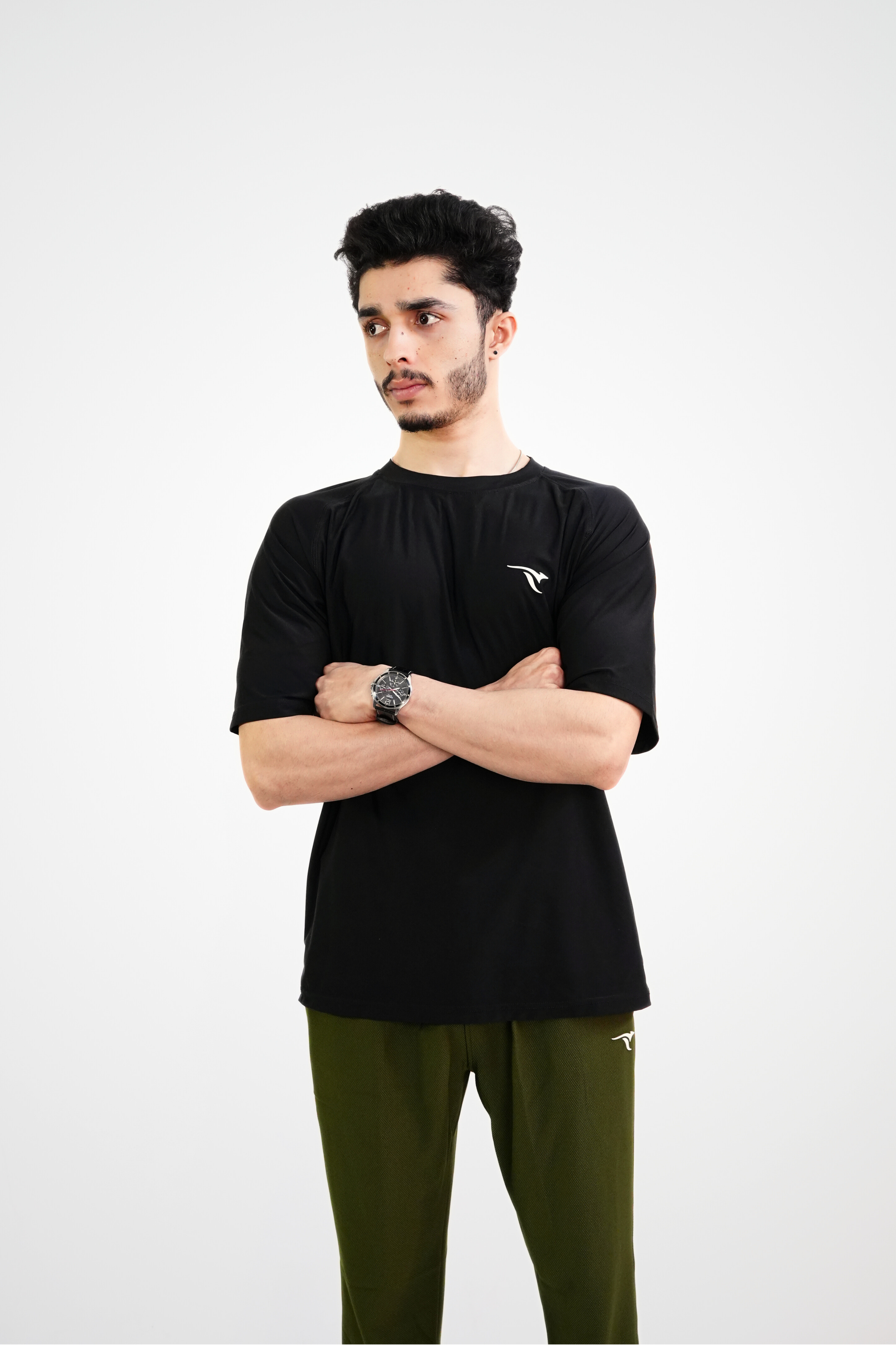 AUH Aero-Fit Performance Crew-Black