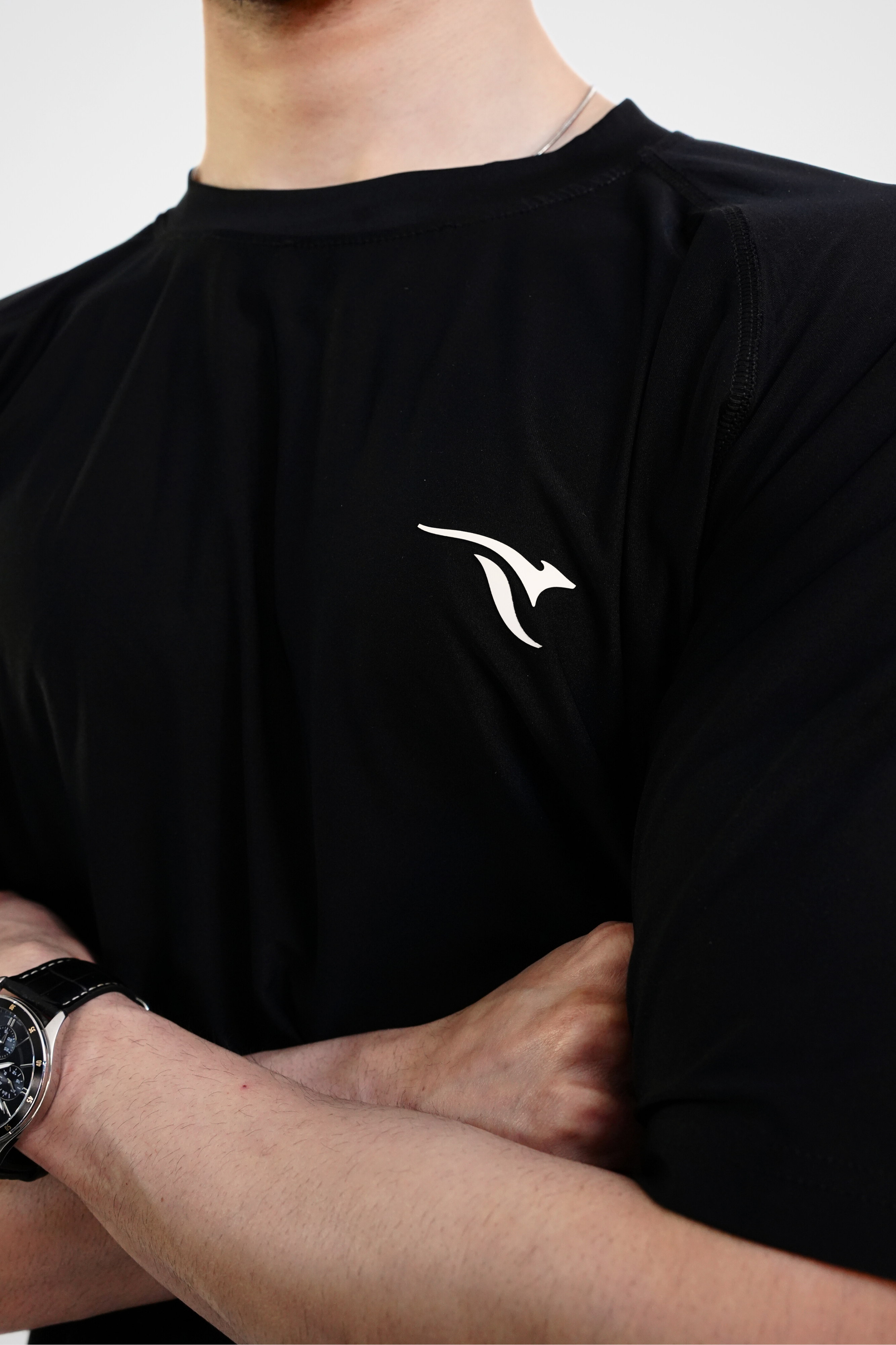 AUH Aero-Fit Performance Crew-Black