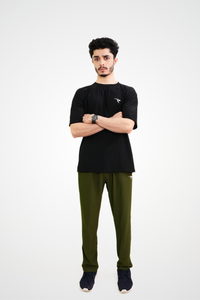 Aero-Flow Straight Track Pant-Green