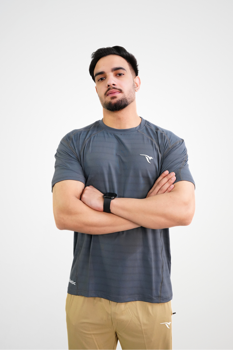AUH Apex Athlete Top-Grey
