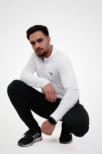 AUH Apex Quarter-Zip Pullover-White