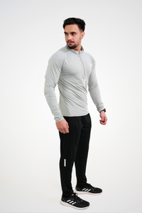 AUH Apex Quarter-Zip Pullover-Grey