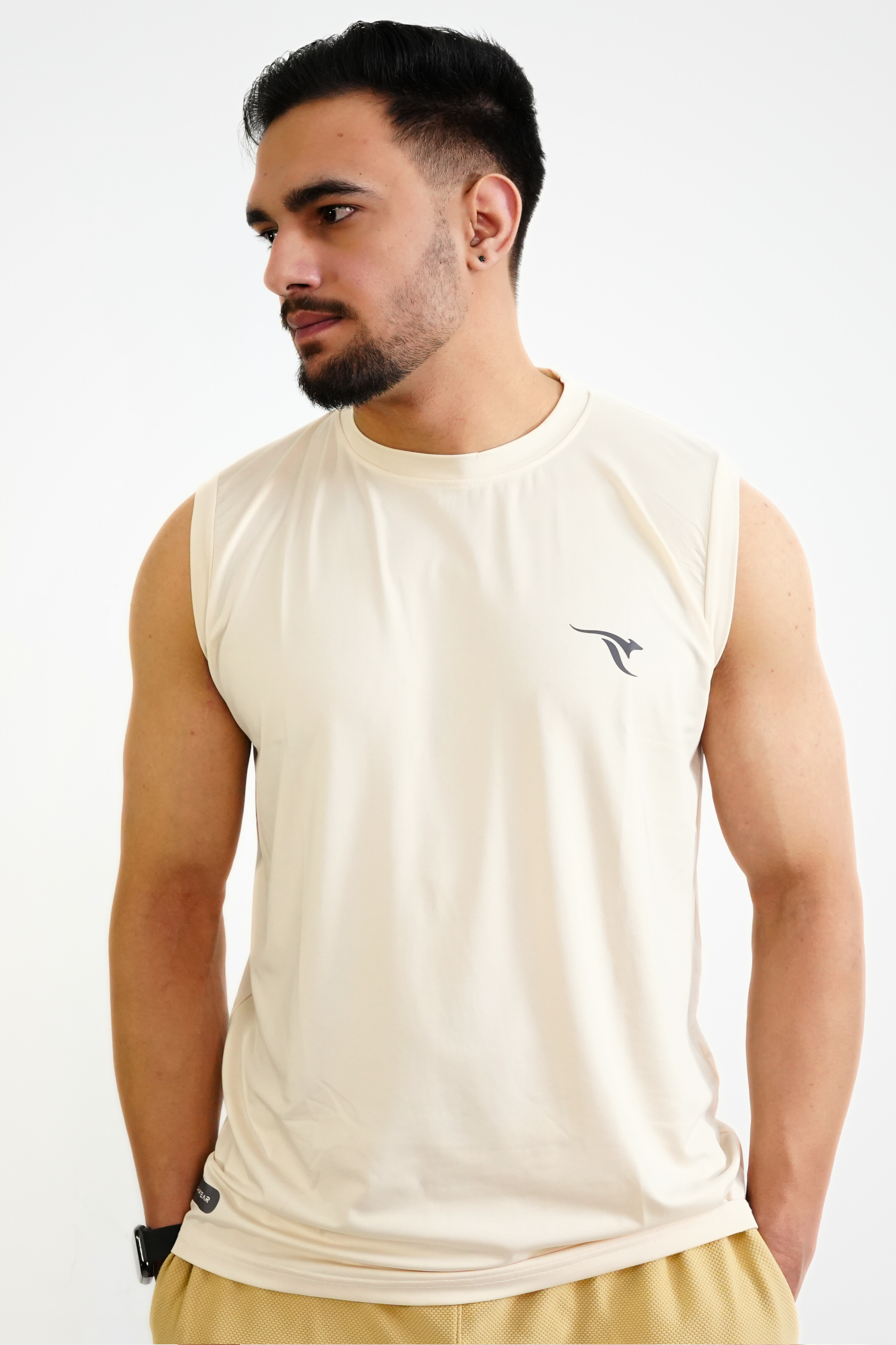 Kinetic Drop Tank-Beige