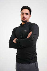 AUH Apex Quarter-Zip Pullover-Black