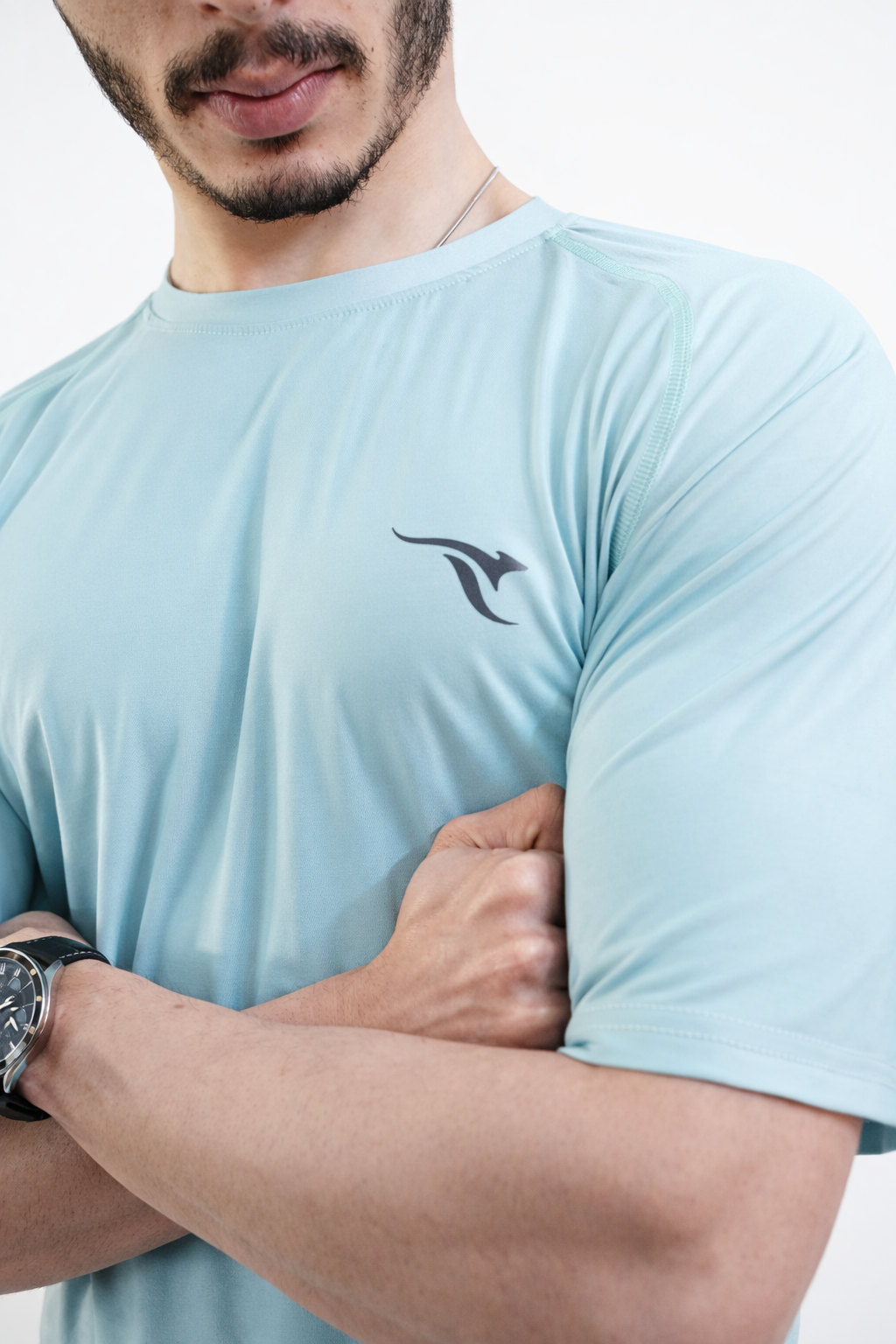 AUH Aero-Fit Performance Crew-Seafoam Green