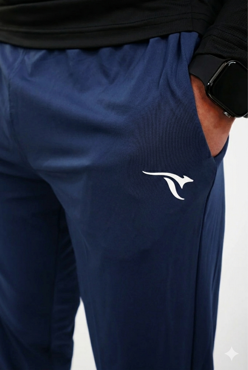 AUH Luxury Performance Training Pants for Men – Legend Ivy-NavyBlue