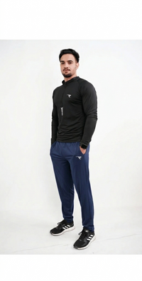 AUH Luxury Performance Training Pants for Men – Legend Ivy-NavyBlue