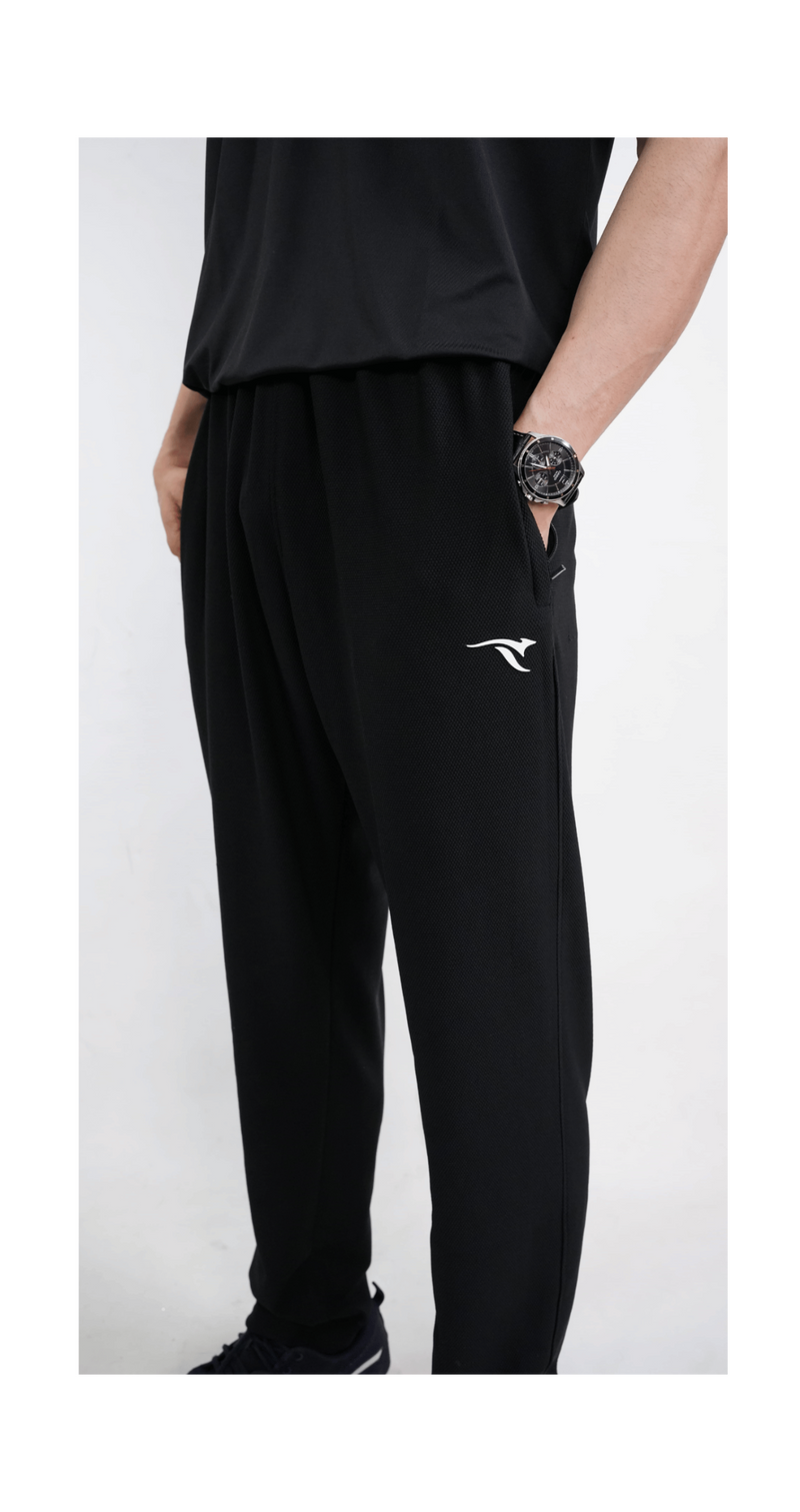 Aero-Flow Straight Track Pant-Black